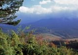 Bieszczady widok na Rawki z Wetlińskiej