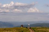 Bieszczady, panorama, na Wielkiej Rawce