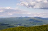 Bieszczady, panorama, na Wielkiej Rawce, w dali Tarnica, Bukowe Berdo, szeroki Wierch...