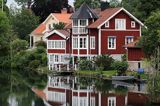 domy w Borensbergu, Kanał Gota, Gotajski, Szwecja