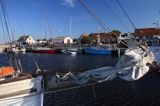 port w Aarsdale, Bornholm, Dania