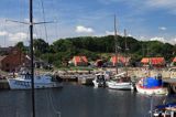 port w Aarsdale, Bornholm, Dania