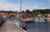 port w Aarsdale, Bornholm, Dania