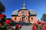 biblioteka w Allinge, Bornholm, Dania