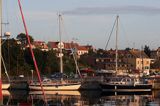 port w Hasle na wyspie Bornholm, Dania