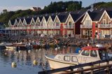 port w Hasle na wyspie Bornholm, Dania