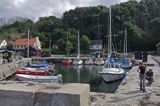 port w Helligpeder na wyspie Bornholm, Dania