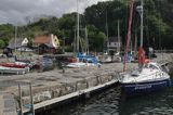 port w Helligpeder na wyspie Bornholm, Dania