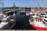 port w Snogebaek, Bornholm, Dania