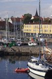 port w Svaneke na wyspie Bornholm, Dania