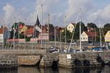 port w Svaneke na wyspie Bornholm, Dania