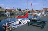 Bornholm, Dania, port w Svaneke