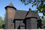 Boronów zabytkowy kościół drewniany z 1611 roku powiat Lubliniec koło Częstochowy Park Krajobrazowy Lasy nad Górną Liswartą