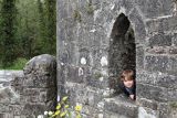 Kamienna brama do miasta Boyle, fragment murów obronnych, rejon Górnej Shannon, Irlandia