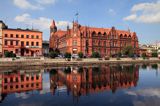 Bydgoszcz, rzeka Brda, budynek poczty