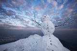 Zima na Caryńskiej, Bałwan na szlaku, Bieszczady