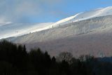 Połonina Caryńska, widok z Wołosatego, Bieszczady