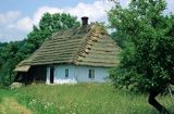 chata we wsi Blizne na Pogórzu Dynowskim
