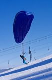 Czantoria Wielka, Beskid Śląski, paralotniarz