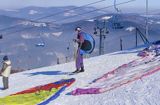 Czantoria Wielka, Beskid Śląski, paralotniarze