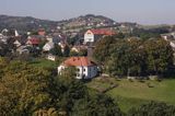 Czchów, panorama z zamku - romańskiej obronnej wieży mieszkalnej