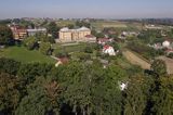 Czchów, panorama z zamku - romańskiej obronnej wieży mieszkalnej