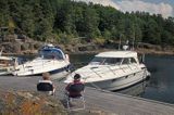 W zatoczce Dragsund na wyspie Håøya, Południowa Norwegia, Oslo Fjord