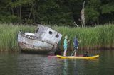 na desce zamiast bączka, Dybvig Bugt, Jutlandia, Mały Bełt, Dania, Stand up paddle boarding