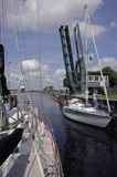 śluza Gieselau na kanale Eider, Der Eiderkanall, Schleswig-Holsteinischer Canal, Niemcy