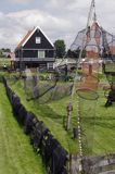 sieci rybackie, skansen Buitenmuzeum przy Zuiderzeemuzeum w Enkhuizen, Ijseemeer, Holandia