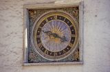 Zegar uliczny z 1684 r. na kościele św. Ducha,Tallin, Estonia