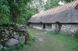 Wyspa Muhu, Estonia, wieś Koguva, skansen