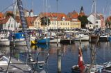 stary port w Faaborg na wyspie Fyn, Fionia, Archipelag Południowej Fionii, Dania