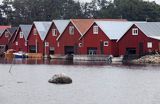 wioska rybacka w Fagelsundet, Szwecja, Zatoka Botnicka