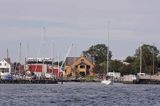 marina Burgtiefe na wyspie Fehmarn, Bałtyk, Niemcy