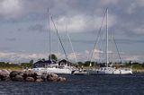 port jachtowy, wyspa Jurmo, szkiery Turku, Finlandia a harbour, Jurmo Island, Finland