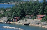 Archipelag Turku, przy Wyspie Sommaron, Finlandia