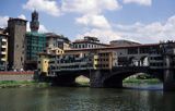Florencja, Ponte Vecchio, Most Złotników, rzeka Arno, Stary Most, Włochy