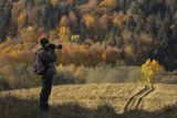 Fotograf, sylwetka, Bieszczady