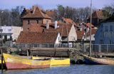 Frombork port rybacki nad Zalewem Wiślanym