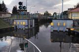 śluza Fürstenberg, nad rzeką Havel, Obere Havel Wasser Strasse, Pojezierze Meklemburskie, Brandenburgia, Niemcy