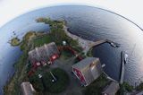 wyspa Garpen, widok z latarni morskiej, Kalmarsund, Szwecja