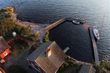 Garpen,widok z latarni, Kalmarsund, Szwecja
