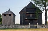 Gąsiorowo kościół drewniany i dzwonnica powiat Pułtusk
