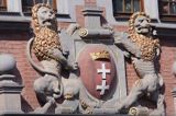 Gdańsk, kamienica na rogu Piwnej i Tkackiej, fragment