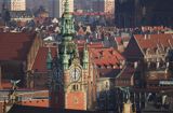 Gdańsk, panorama Głównego Miasta z Gradowej Góry