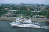 Gdańsk Martwa Wisła żegluga gdańska statek wycieczkowy panorama miasta