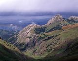 Giewont widok z Małołąckiej Przełączy