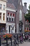 Gouda, kamienice i rowery, Holandia