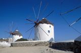 Grecja wyspa Mykonos Cyklady, wiatraki windmills, Mykonos, Cyclades, Greece